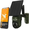 ORLLO Wireless 4g Lte Rotating Ip With Solar Panel Tz1 Moro Overvåkningskamera