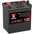 Yuasa 12v 36ah/330a Ybx3000 Smf Starter Bilbatteri