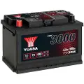 Yuasa 12v 76ah/680a Ybx3000 Smf L+ Standard B13 Starting Bilbatteri