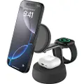 Belkin UltraCharge Pro wireless charging stand - 3-in-1 Qi2 - + AC power adapter - 25 Watt