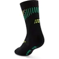 Cep Core Run Merino Socks Mid Cut 3.0, Løpestrømper, Herre, Black/Lime