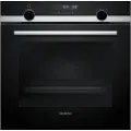 Siemens iQ500 HB578GBS3 - Ovn - innebygd - fordypning - bredde: 56 cm - dybde: 55 cm - høyde: 58.5 cm - med selvrens - Klasse A+ - rustfritt stål