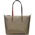 Ralph Lauren for woman. 431916737003 Keaton medium brown nylon tote bag (OSFA), Casual, Sustainable