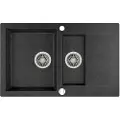 Teka Syntetisk Vask Clivo 60 B Tq 1 1/2 Kum 1 Avrenningsfelt Reversibel 2o Automatisk Wst Onyx