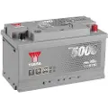 Yuasa 12v 85ah/800a Ybx5000 Silver Performance Smf Bilbatteri