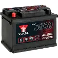 Yuasa 12v 62ah/550a Ybx3000 Smf L+ Bilbatteri