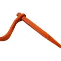 SPREHN Pudsehage 15 cm forskydelig orange