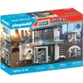 Playmobil Politistasjon Med Etterforskningsrom Byggespill