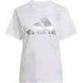 Adidas Holiday Metallic Graphic Kortarmet T-skjorte