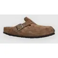 Birkenstock Boston Soft Footbed Suede Leather Sandaler brun
