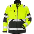 Fristads Softshell-jakke høy synlighet cl 2 4083 WYH Hi-Vis Gul / Svart L