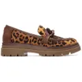 Refresh for woman. 17300302-LEOPARDO Moccasins 173003 animalprint (38), Flat, None, Casual, Animal Print