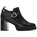 Carmela for woman. 16270401-NEGRO Leather ankle boots 162704 black (40), 3 to 5 cm, Zip, Casual