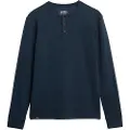 Superdry Merchant Grandad Langarmet T-skjorte