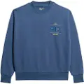 Superdry Luxe Metallic Logo Loose Collegegenser