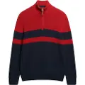 Superdry Cotton Classics Stripe Henley Genser Med Halv Glidelås