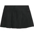 Superdry Pinstripe Pleat Mini Kort Skjørt