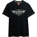 Superdry for man. M1012329A Auto Logo Relaxed T-shirt black (M), Casual, Cotton, Short sleeve