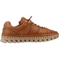 Carmela for woman. 16252802-CAMEL Leather Sneakers 162528 brown (38), Flat, Laces, Casual