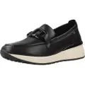 Carmela for woman. 16252301-NEGRO Leather loafers 162523 black (41), Flat, None, Casual