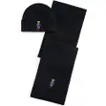 Ralph Lauren for man. 449P02050001 Polo Bear scarf and hat set black (OSFA), Casual, Wool