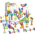 PicassoTiles Picasso Tiles 150 pcs Magnetic Marble Run Set