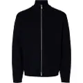 Selected Teller Relaxed Fit Genser Med Glidelås