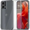 Tech-Protect Motorola Moto G85/S50 Neo Flexair Hybrid-deksel - Gjennomsiktig