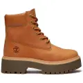 Timberland for woman. TB0A2H3CEN11 Stone Street 6-Inch Waterproof Leather Booties brown (37), Flat, 1 to 3 cm, Laces