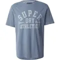 Superdry for man. M1012176A Athletic Essential T-shirt light blue (S), Casual, Cotton, Short sleeve
