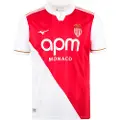 Mizuno As Monaco 25/26 Hjem Kortarmet T-skjorte