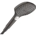 Hansgrohe Raind. Select E120 3jet håndbruser, børstet sort krom