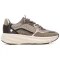 Xti for woman. 14468601-BRONCE Trainers 144686 taupe (39), Gold, 3 to 5 cm, Laces, Casual