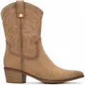 Xti for woman. 14430703-BEIGE Boots 144307 brown (37), 3 to 5 cm, Zip, Casual