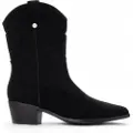 Xti for woman. 14430701-NEGRO Boots 144307 black (39), 3 to 5 cm, Zip, Casual