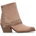 Xti for woman. 14446403-BEIGE Ankle boots 144464 beige (41), 5 to 8 cm, Zip, Casual