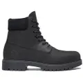 Timberland for man. TB0A6CH6W021 Leather Boots 6 IN Lace Waterproof Black (40), Flat, Laces, Casual, Outdoor