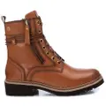Carmela for woman. 16102802-CAMEL Leather ankle boots 161028 brown (36), 1 to 3 cm, Laces, Zip, Casual
