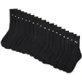 Puma Crew Socks Unisex (9-Pack), Clothing, Black, 43-46