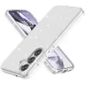 Mtp Products Samsung Galaxy S25+ Stylish Glitter Series Hybrid-deksel - Hvit