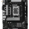 Asrock H810M-X WIFI - Hovedkort - micro ATX - LGA1851-sokkel - H810 Chipset - USB-C 3.2 Gen 1, USB 3.2 Gen 1 - 2.5 Gigabit LAN, Wi-Fi, Bluetooth - innbygd grafikk (CPU kreves) - HD-lyd (8-kanalers)