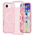 Mtp Products iPhone Air Stylish Glitter Series Hybrid-deksel - MagSafe-kompatibel - Rosa