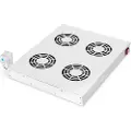 Digitus DN-19 FAN-4-HO - Systemviftebrett - med 4 kjølevifter - grå - 19
