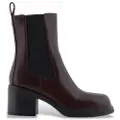 Armani Exchange for woman. XW001643AF17474UA343 Brown Chelsea ankle boots (36.5), 3 to 5 cm, Zip, Casual
