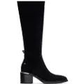 Carmela for woman. 16264602-NEGRO Leather boots 162646 black (36), 3 to 5 cm, Split Leather, Casual