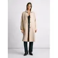 Pepe Jeans for woman. PL4024354 Sabrina beige coat (S), Casual, Wool
