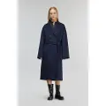 Semicouture for woman. Y5WV56 Alice coat blue (40), Casual, Wool