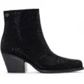 Xti for woman. 14467002-NEGRO Ankle boots 144670 black (37), 3 to 5 cm, Zip, Casual