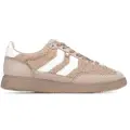 Xti for woman. 14473402-BEIGE Trainers 144734 brown (39), Fabric, Flat, Laces, Casual