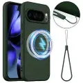 Mtp Products Google Pixel 10 Pro Liquid Silikondeksel - MagSafe-kompatibel - Mørkegrønn